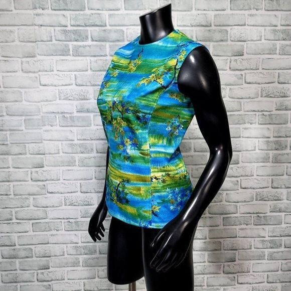 Vintage 70s‎ Suits Galore Womens S/M Polyester Jacket & Tank Set Leisure Suit - Picture 6 of 15